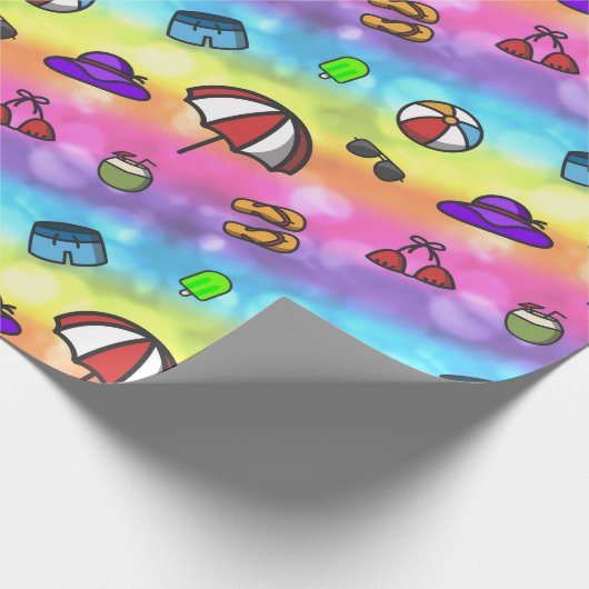 Sommerspass Geschenkpapier (Ecke)