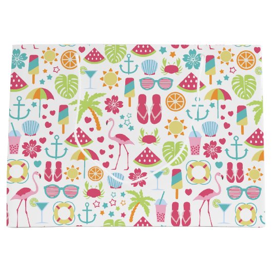 Sommerspass Große Geschenktasche Geschenktüte (Vorderseite)