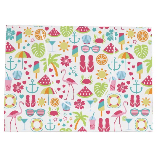 Sommerspass Große Geschenktasche Große Geschenktüte (Rückseite)