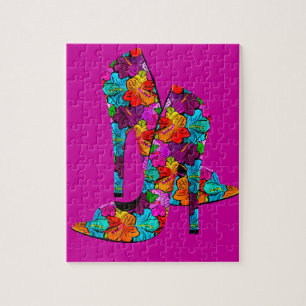 Sommerspass High Heel Schuhe Puzzle