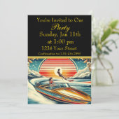 Sommerspass PARTY Einladung (Stehend Vorderseite)