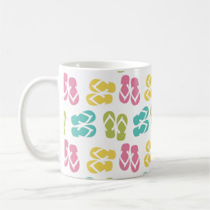 Sommerspass Pastel drehte Flohsandal Slipper Muste Kaffeetasse