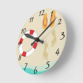 Sommerspass Runde Wanduhr (Winkel)
