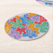 Sommerspass Runder Pappuntersetzer (Angewinkelt)