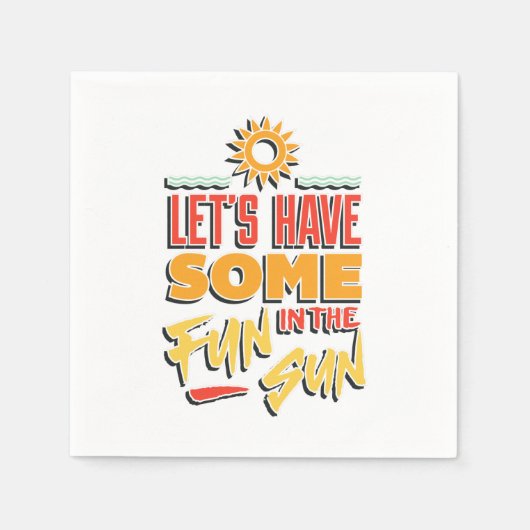 Sommerspass Serviette (Vorderseite)