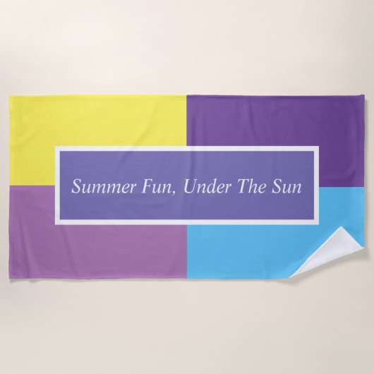 Sommerspass Strandtuch (Vorderseite)