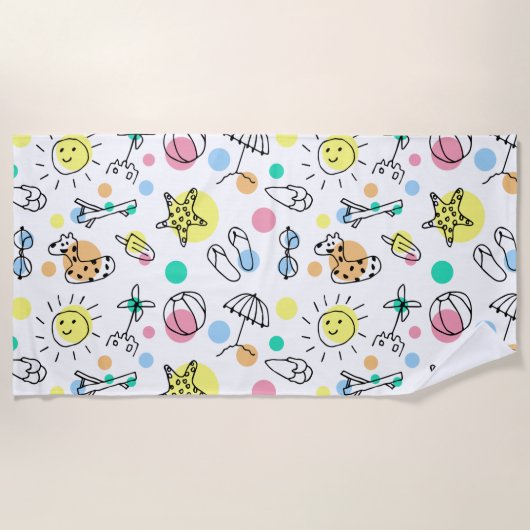 Sommerspass Strandtuch (Vorderseite)