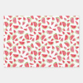 Sommerspass Wasserfarbe Wassermelone Geschenkpapier Set (Vorderseite 3)