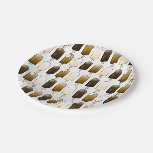 Sommerspass zum Geburtstag Pappteller (Schrägansicht)