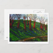 Sommerspaziergang POST CARD Postkarte (Vorne/Hinten)