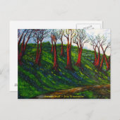 Sommerspaziergang POSTCARD Postkarte (Vorne/Hinten)