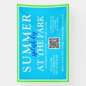 Sommerspuktag im Park | Unterzeichnung von Veranst Banner (Vertikal)