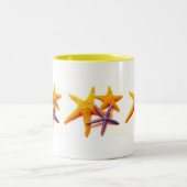 Sommerstarfish-Tasse Zweifarbige Tasse (Mittel)