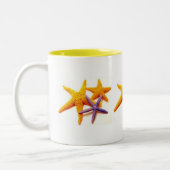 Sommerstarfish-Tasse Zweifarbige Tasse (Links)