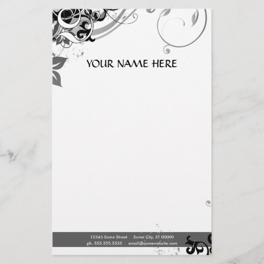 Sommerstereoanlage Briefpapier (Vorderseite)