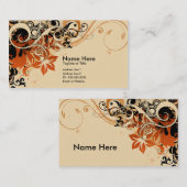 Sommerstereoanlage: weicher Pfirsich Visitenkarte (Vorne/Hinten)