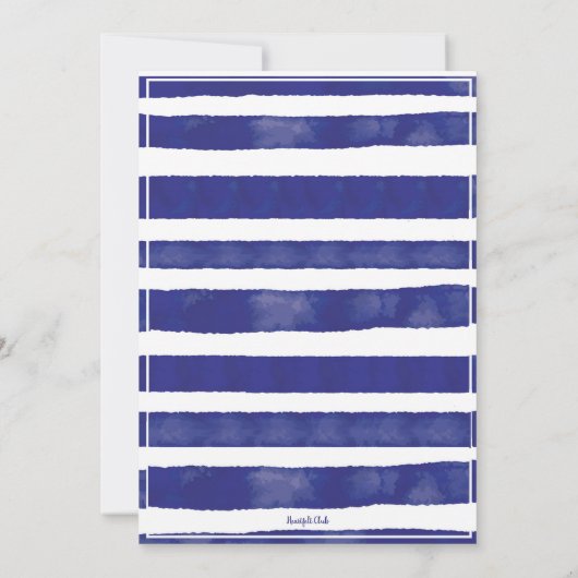 Sommerstil Einladung (Rückseite)