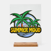 Sommerstimmung Acrylschild (Vorderseite)
