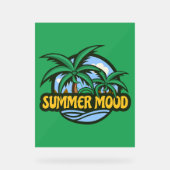 Sommerstimmung Acrylschild (Vorderseite)