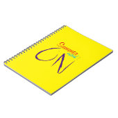 Sommerstimmung auf Notebook Notizblock (Linke Seite)