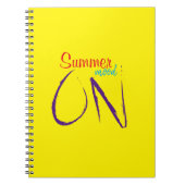 Sommerstimmung auf Notebook Notizblock (Vorderseite)