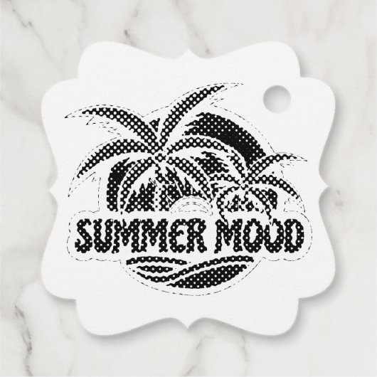 Sommerstimmung Geschenkanhänger (Rückseite)