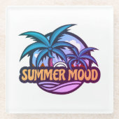 Sommerstimmung Glasuntersetzer (Vorderseite)
