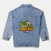 Sommerstimmung Jeansjacke (Rückseite)