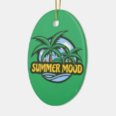 Sommerstimmung Keramik Ornament (Links)