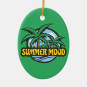 Sommerstimmung Keramik Ornament (Vorne)