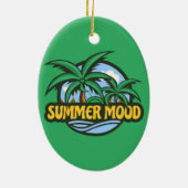 Sommerstimmung Keramik Ornament (Hinten)