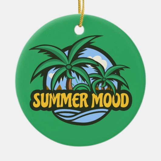 Sommerstimmung Keramik Ornament (Vorne)