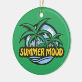 Sommerstimmung Keramik Ornament (Links)