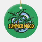 Sommerstimmung Keramik Ornament (Hinten)