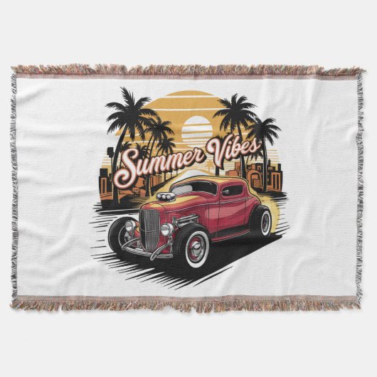 Sommerstimmung Klassiker Auto Decke (Vorderseite)