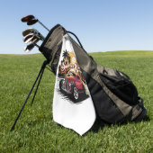 Sommerstimmung Klassiker Auto Golfhandtuch (Gras)