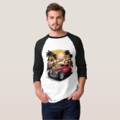 Sommerstimmung Klassiker Auto T-Shirt (Vorne ganz)