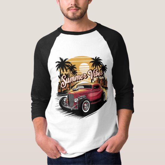 Sommerstimmung Klassiker Auto T-Shirt (Vorderseite)