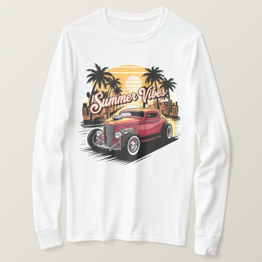Sommerstimmung Klassiker Auto T-Shirt (Design vorne)