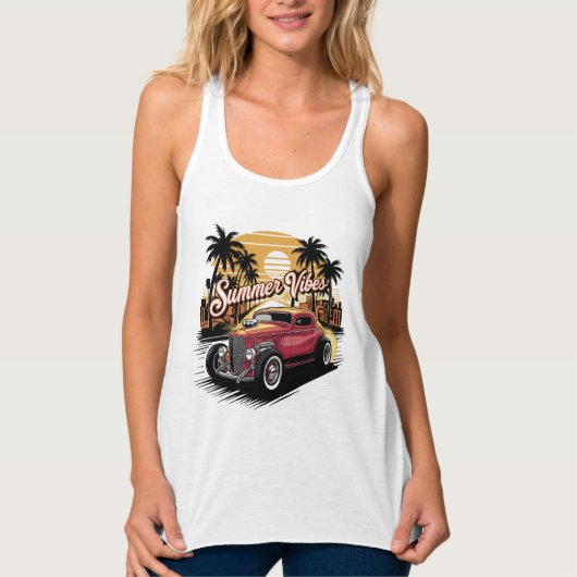 Sommerstimmung Klassiker Auto Tank Top (Vorderseite)