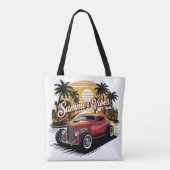 Sommerstimmung Klassiker Auto Tasche (Rückseite)