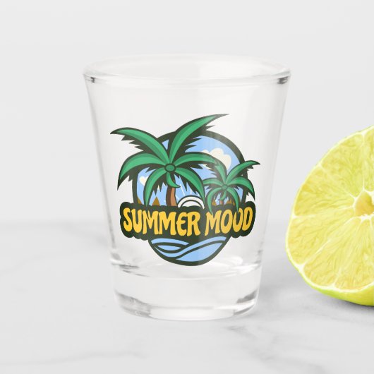 Sommerstimmung Schnapsglas (Vorderseite)
