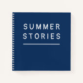 SOMMERSTORIES JOURNAL NOTIZBLOCK (Vorderseite)