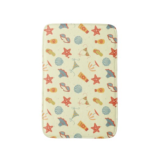 Sommerstrand Badematte (Vorderseite Vertikal)