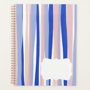 Sommerstrand blau rosa Streifen Planer