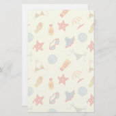 Sommerstrand Briefpapier (Vorne/Hinten)
