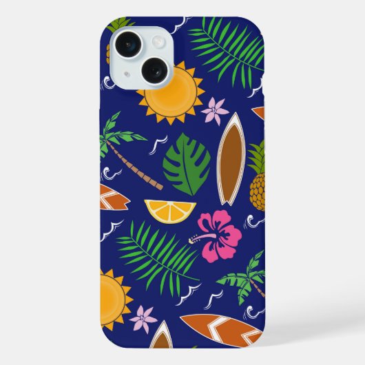 Sommerstrand Design iPhone Hülle (Rückseite)