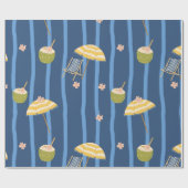 Sommerstrand Essentials Muster (2) Geschenkpapier (Flach)