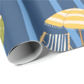 Sommerstrand Essentials Muster (2) Geschenkpapier (Rolleneckpunkt)
