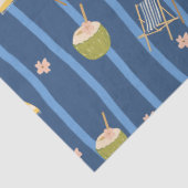 Sommerstrand Essentials Muster (2) Seidenpapier (Detail)